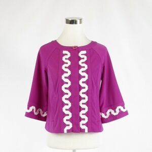 Chloe Dao Simply fuchsia pink jacket XS